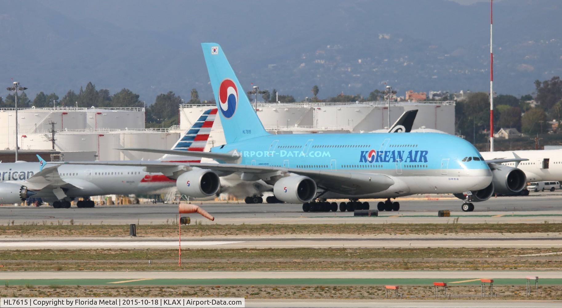HL7615, 2011 Airbus A380-861 C/N 075, LAX zx