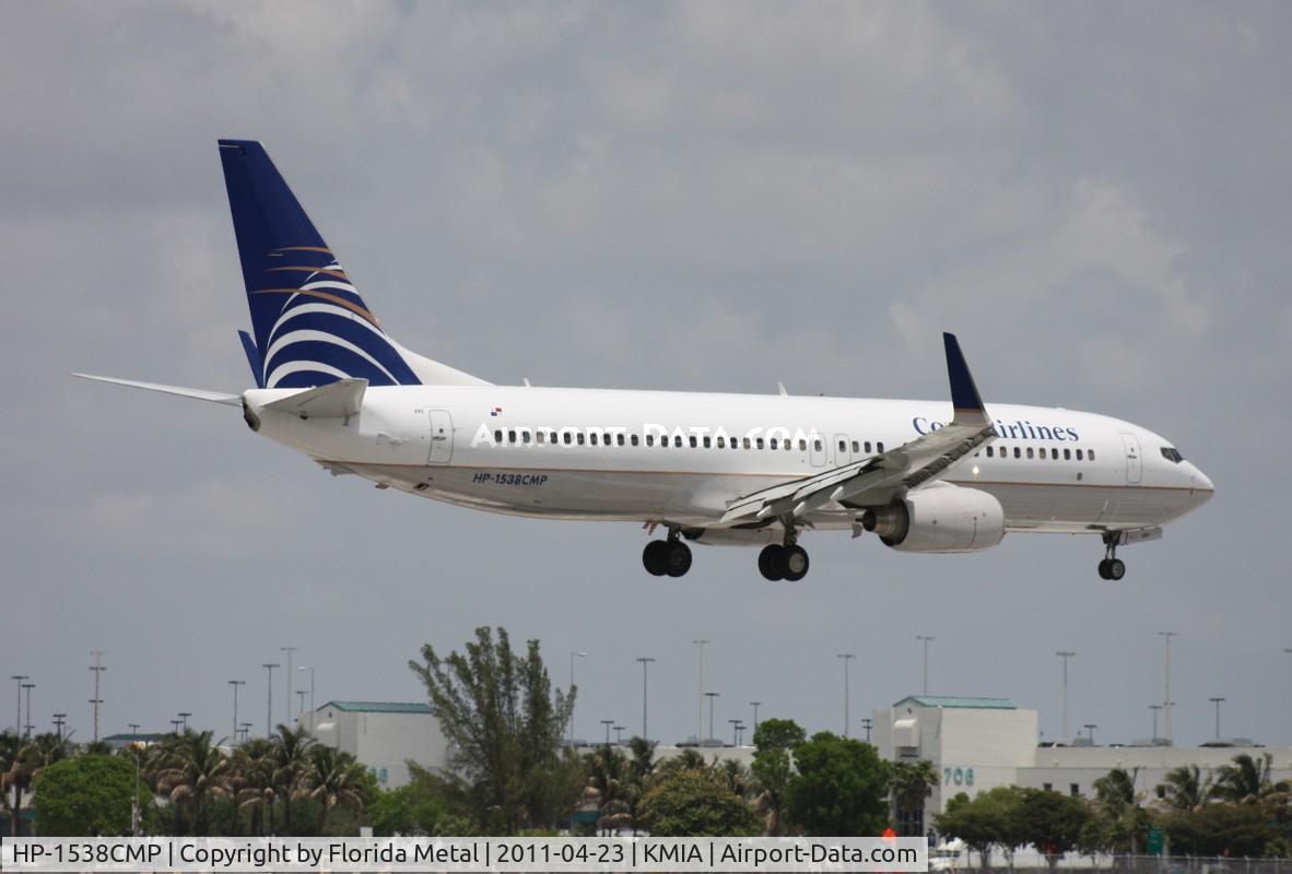 HP-1538CMP, 2009 Boeing 737-8V3 C/N 36554, MIA zx