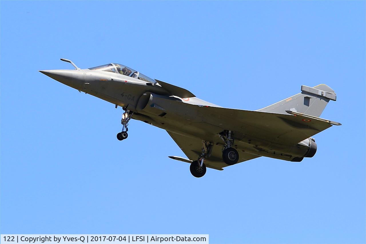 122, Dassault Rafale C C/N 122, Dassault Rafale C, Short approach rwy 29, St Dizier-Robinson Air Base 113 (LFSI)