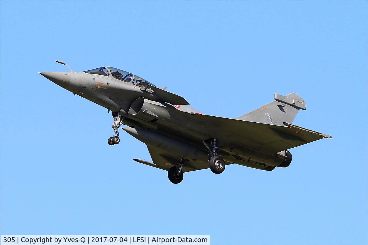 305, Dassault Rafale B C/N 305, Dassault Rafale B, Short approach rwy 29, St Dizier-Robinson Air Base 113 (LFSI)