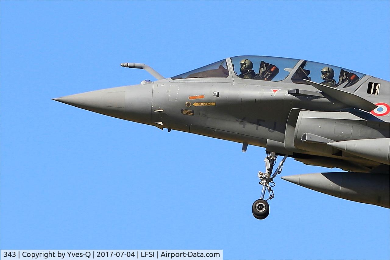 343, Dassault Rafale B C/N 343, Dassault Rafale B, Short approach rwy 29, St Dizier-Robinson Air Base 113 (LFSI)