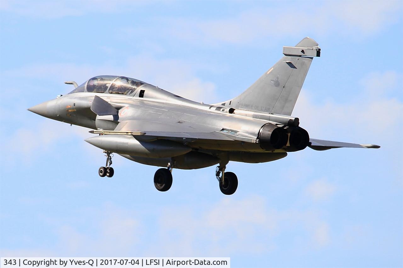 343, Dassault Rafale B C/N 343, Dassault Rafale B, Short approach rwy 29, St Dizier-Robinson Air Base 113 (LFSI)