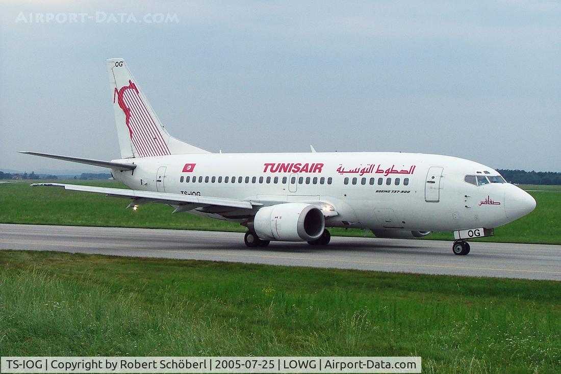 TS-IOG, 1992 Boeing 737-5H3 C/N 26639, TS-IOG @ LOWG 2004_RS
