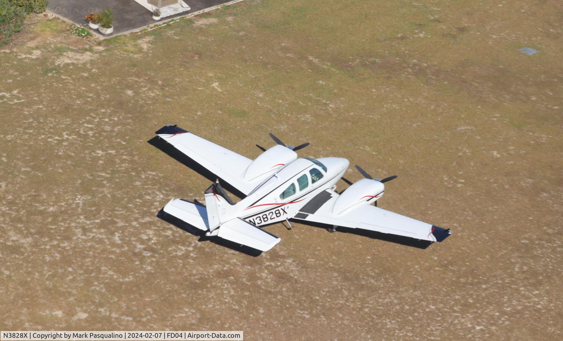 N3828X, 1981 Beech 95-B55 (T42A) Baron C/N TC-2374, Beech B55