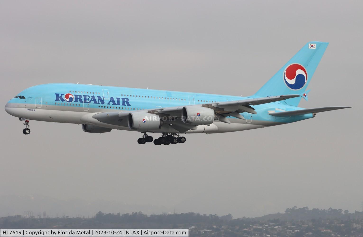HL7619, 2012 Airbus A380-861 C/N 096, KAL A380 zx ICN-LAX