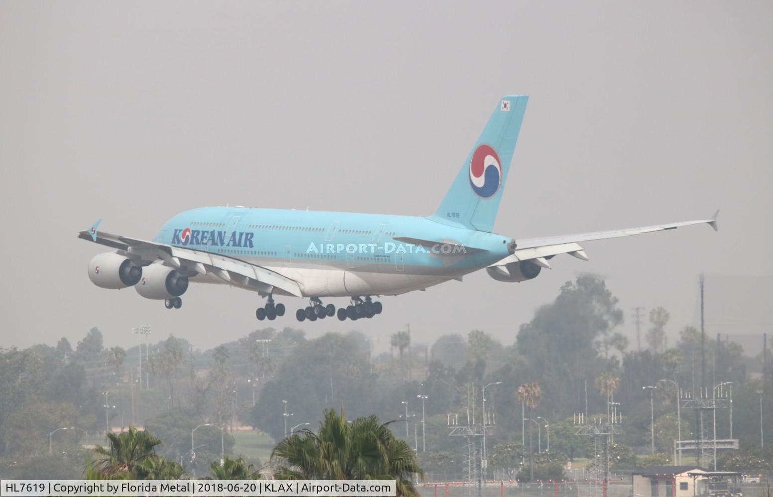 HL7619, 2012 Airbus A380-861 C/N 096, LAX zx