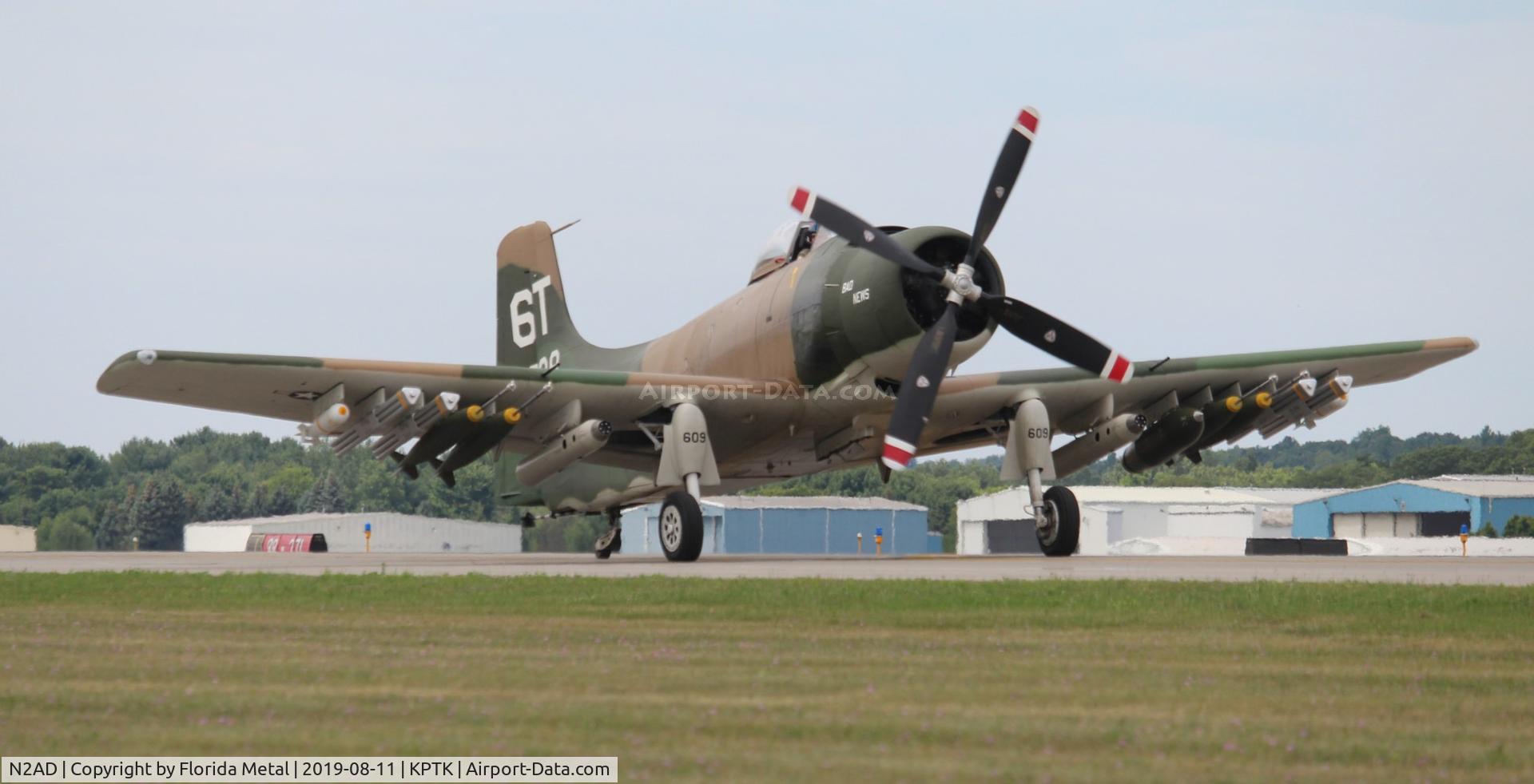 N2AD, 1947 Douglas AD-1 Skyraider C/N 09257/2085, PTK zx