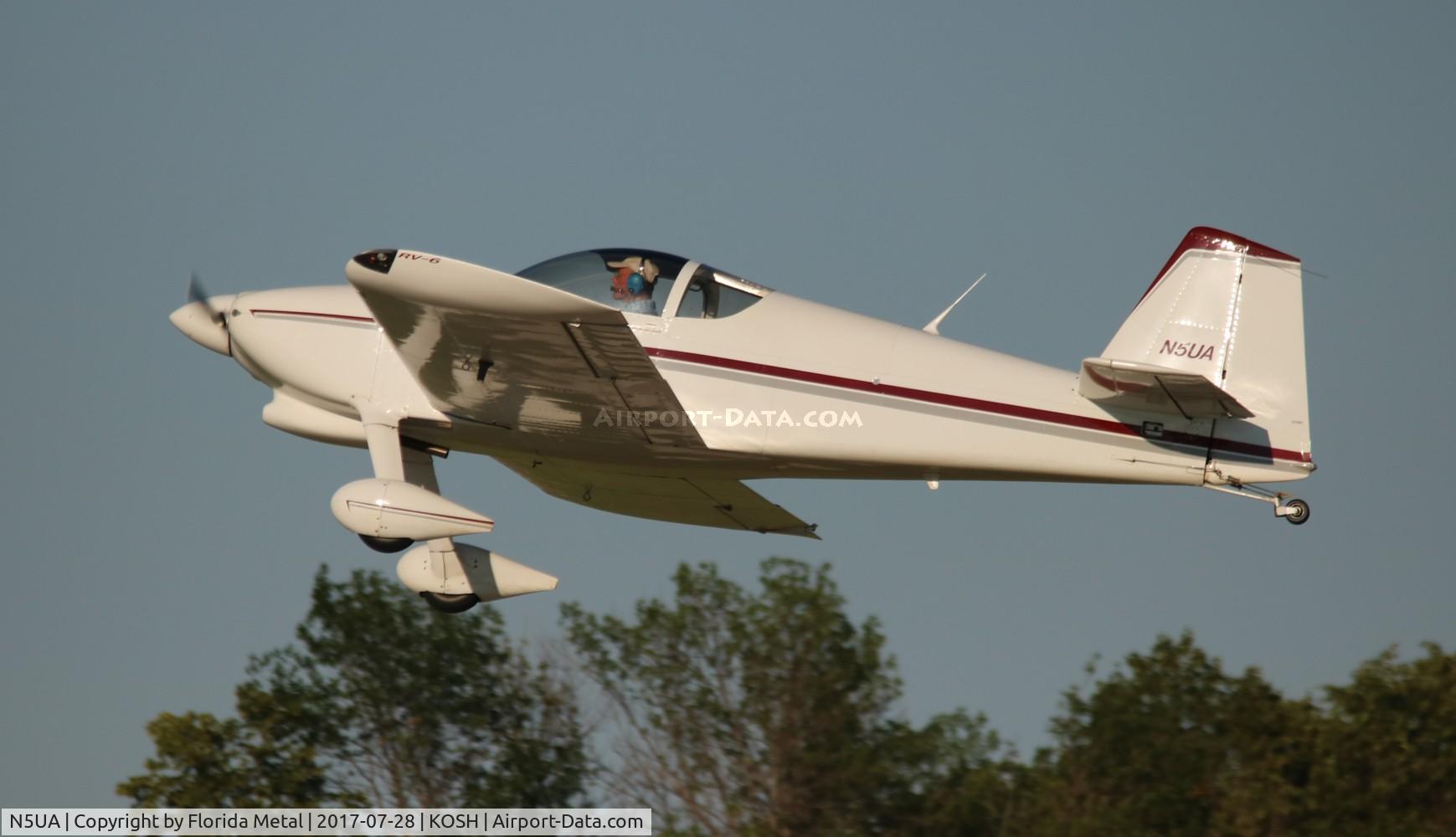 N5UA, 2001 Vans RV-6 C/N 25103, RV-6 zx