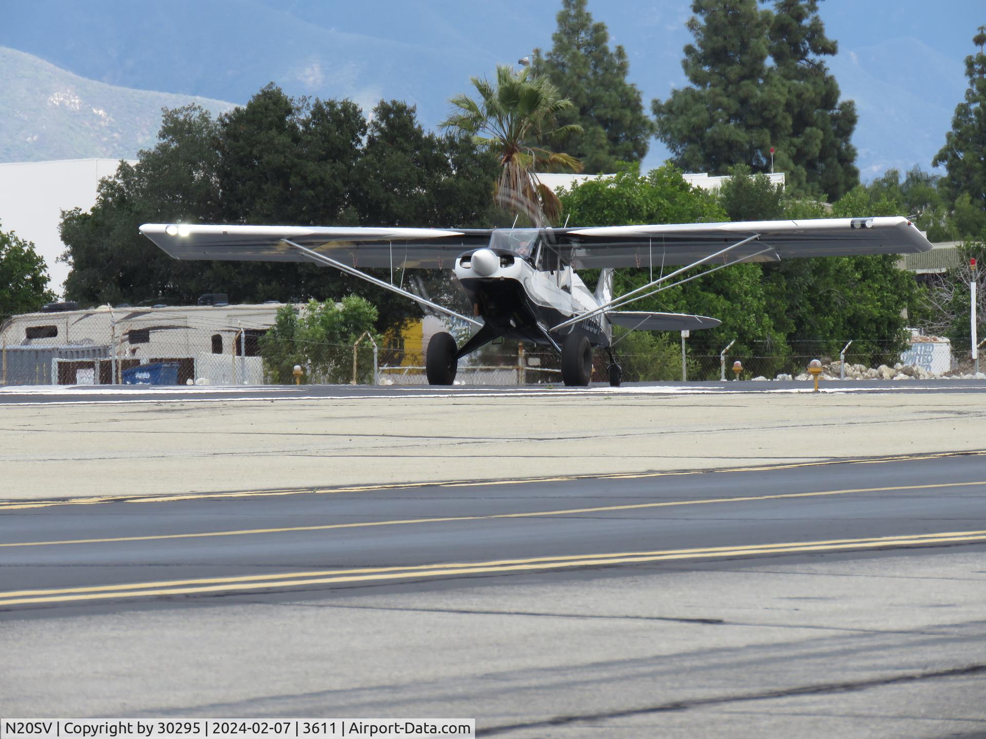 N20SV, 2021 Aviat A-1C-180 Husky C/N 3380, Tail wheel up