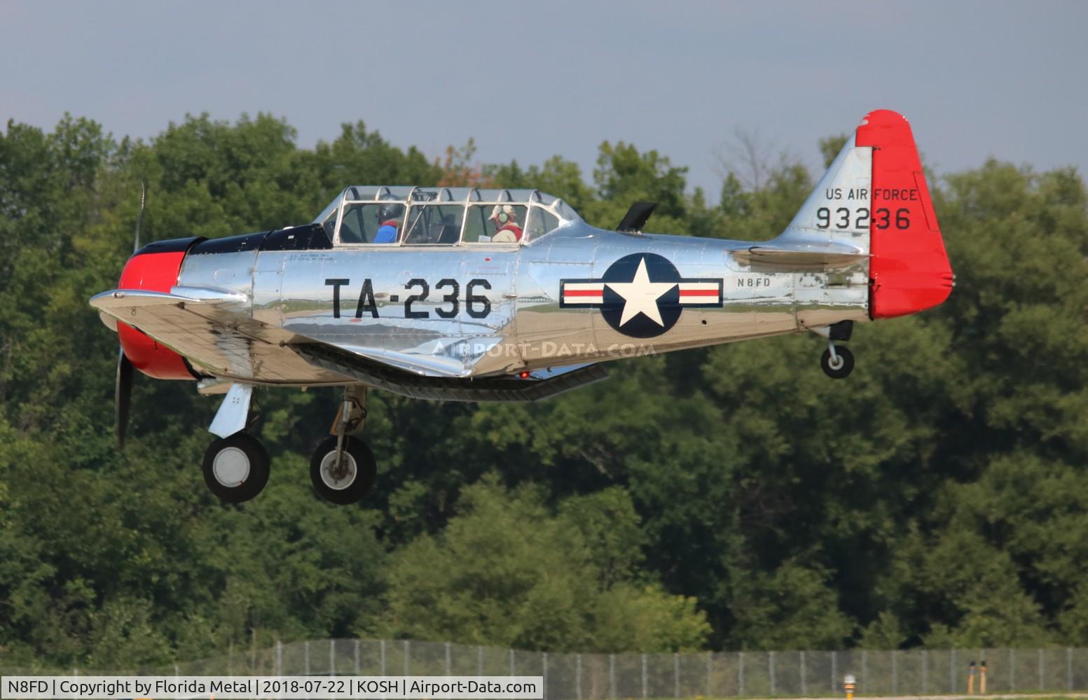 N8FD, North American AT-6G Texan C/N 168-340 (49-3236), T-6 zx