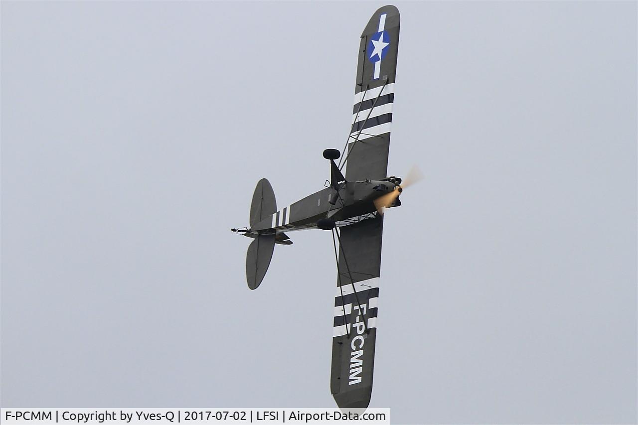F-PCMM, Piper J3C-65D Cub Cub C/N S1, Piper J3C-65D Cub, On display, St Dizier-Robinson Air Base 113 (LFSI) Open day 2017