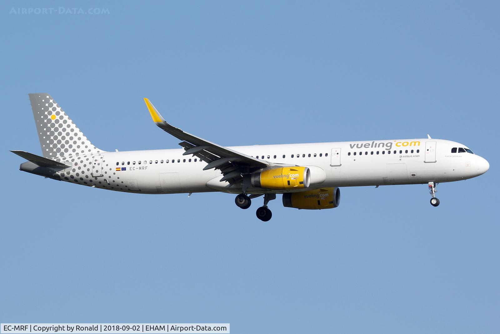EC-MRF, 2017 Airbus A321-231 C/N 7714, at spl