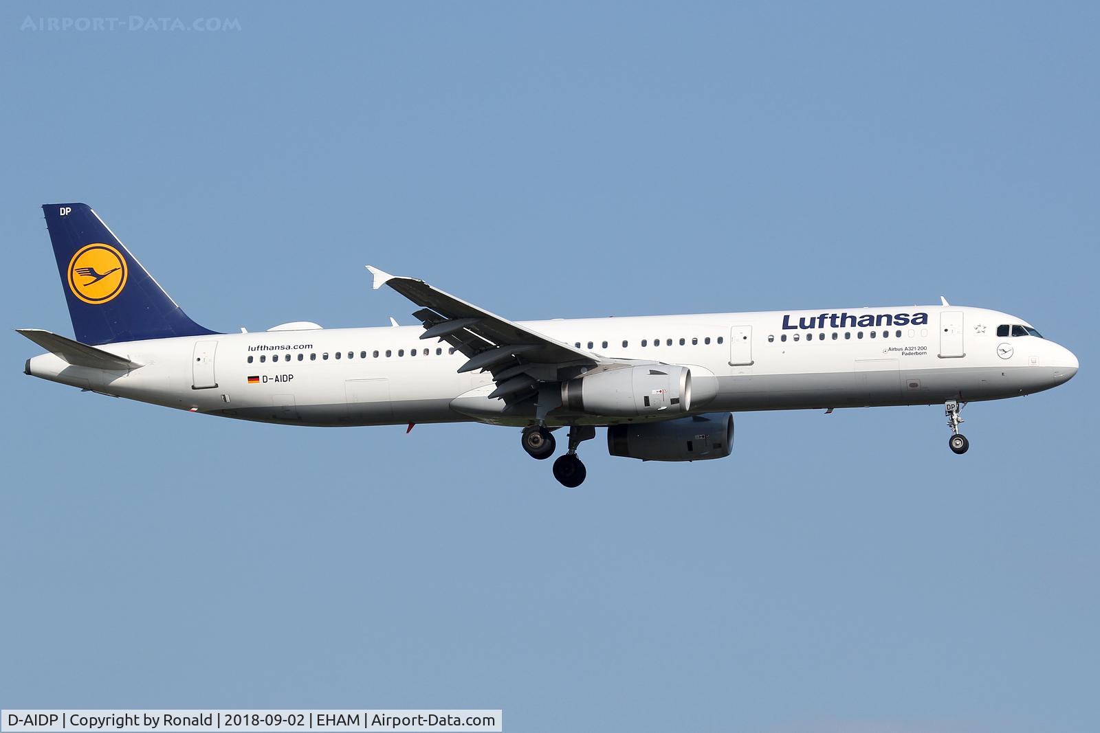 D-AIDP, 2012 Airbus A321-231 C/N 5049, at spl