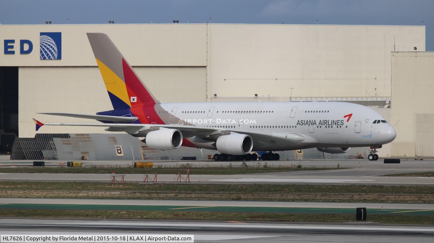 HL7626, 2013 Airbus A380-841 C/N 155, LAX zx