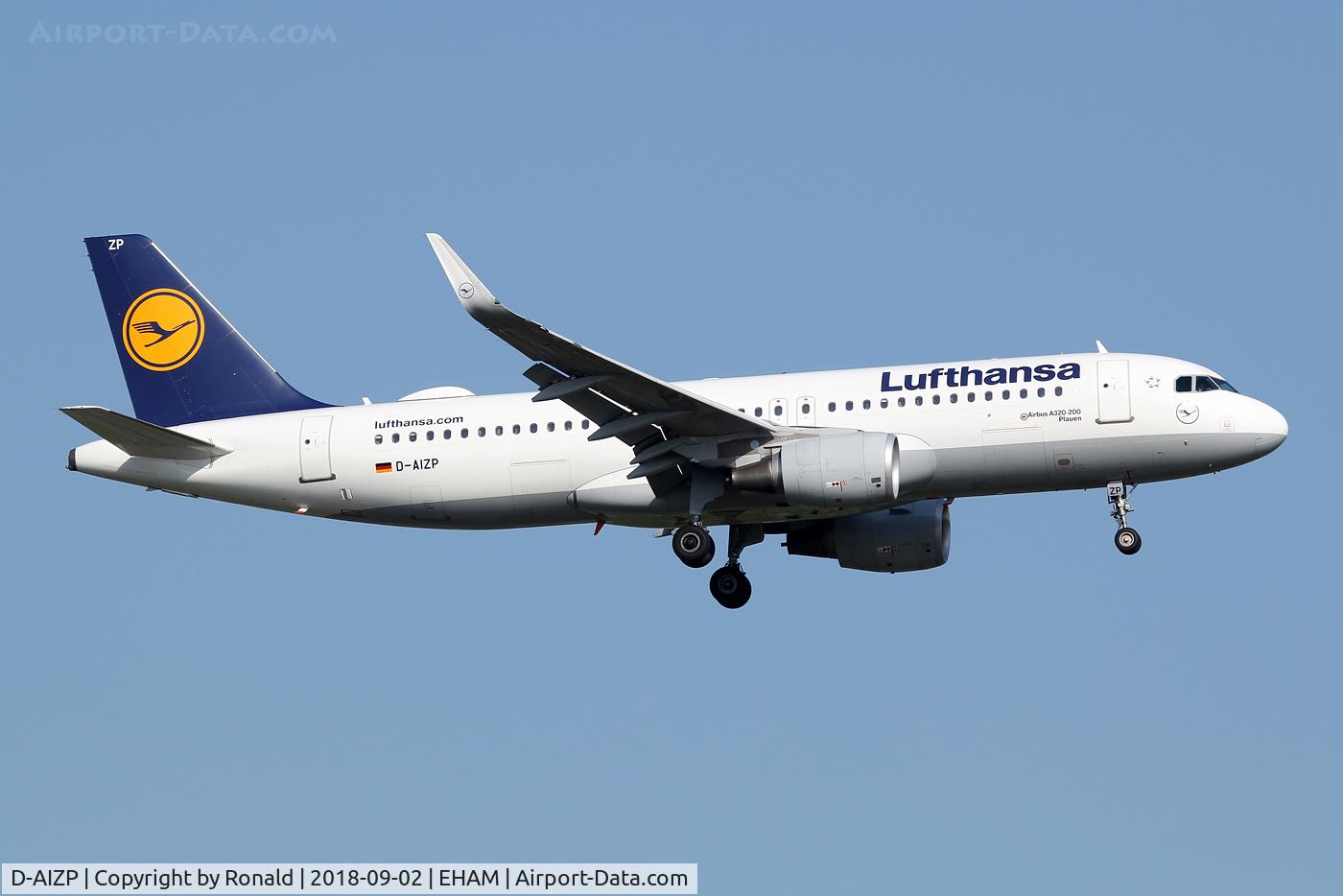D-AIZP, 2013 Airbus A320-214 C/N 5487, at spl