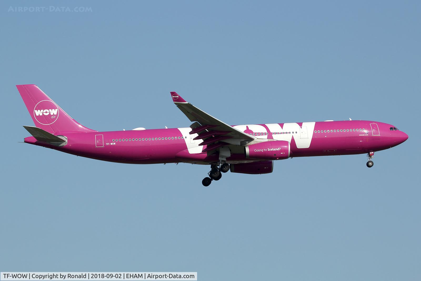 TF-WOW, 2015 Airbus A330-343 C/N 1624, at spl