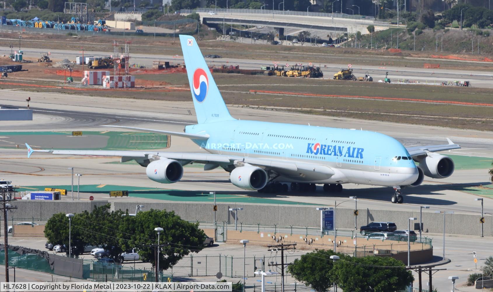 HL7628, 2014 Airbus A380-861 C/N 156, KAL A380 zx LAX-ICN