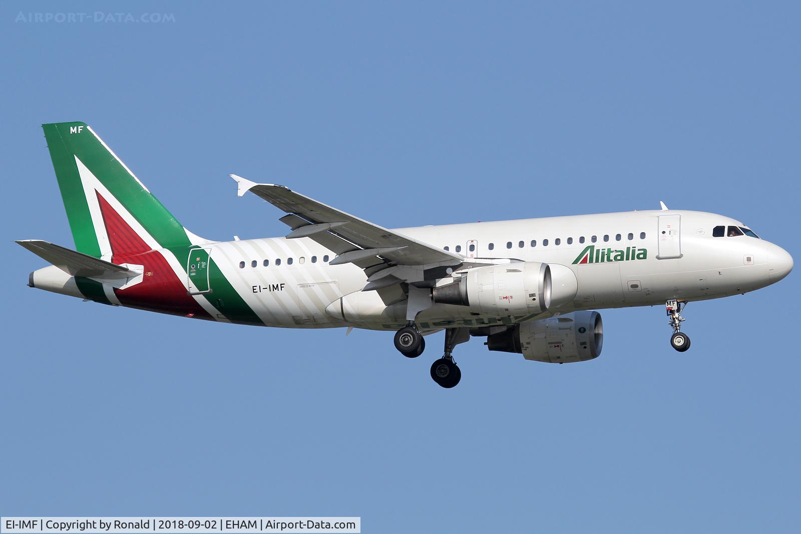 EI-IMF, 2003 Airbus A319-112 C/N 2083, at spl