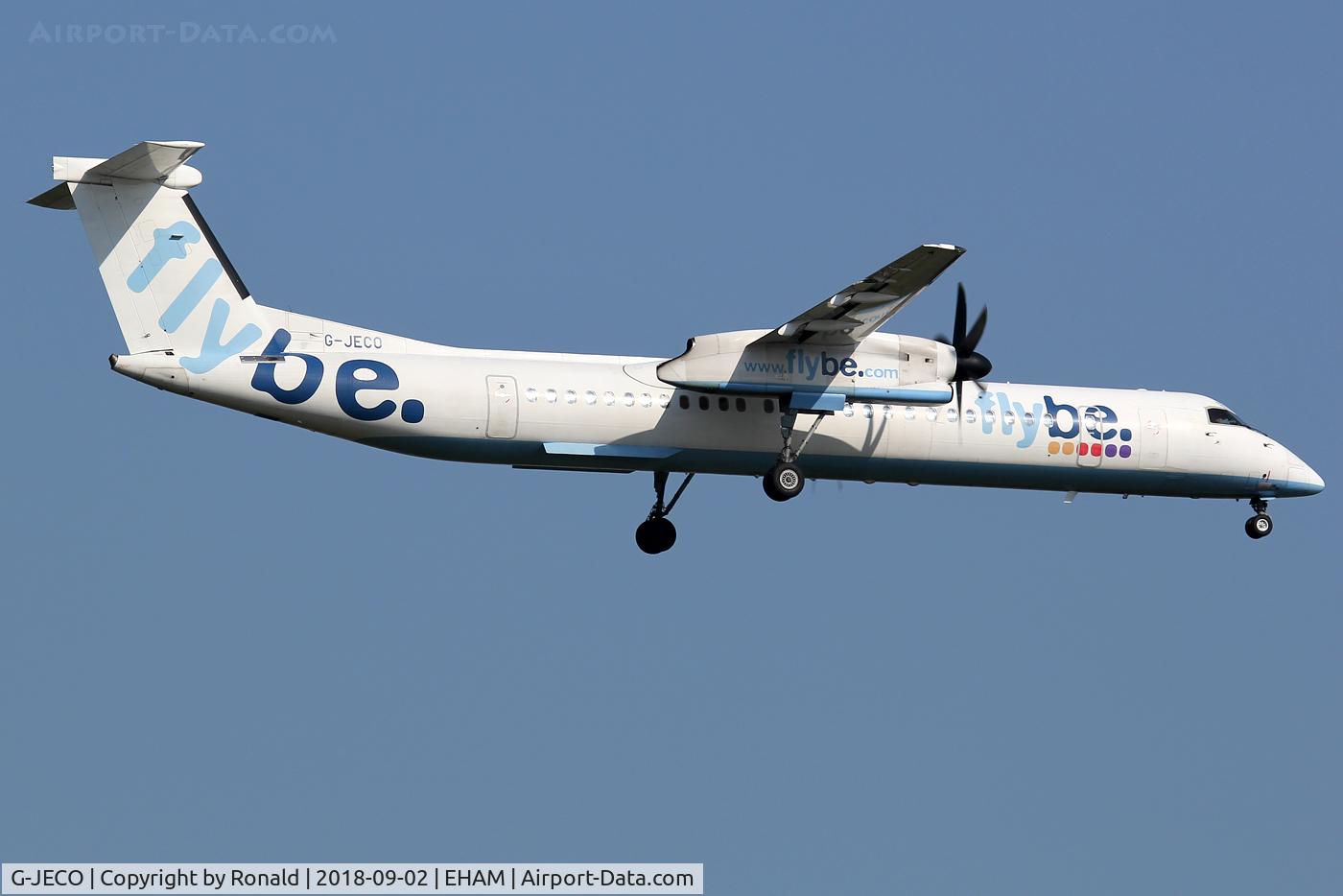 G-JECO, 2006 De Havilland Canada DHC-8-402Q Dash 8 C/N 4126, at spl