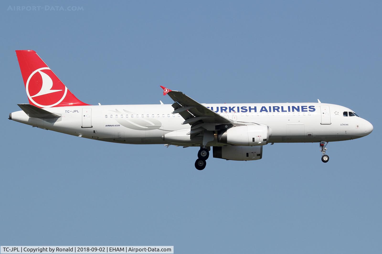 TC-JPL, 2007 Airbus A320-232 C/N 3303, at spl