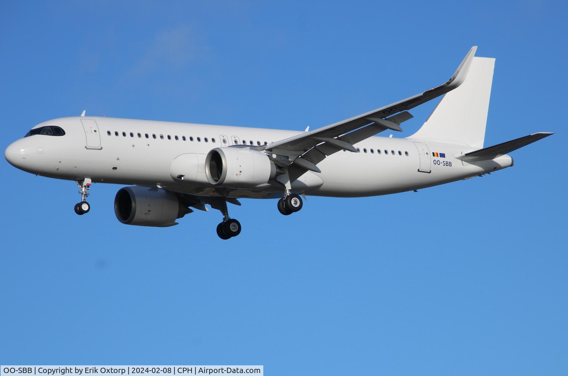 OO-SBB, 2023 Airbus A320-251N C/N 11790, Landing rw 22R