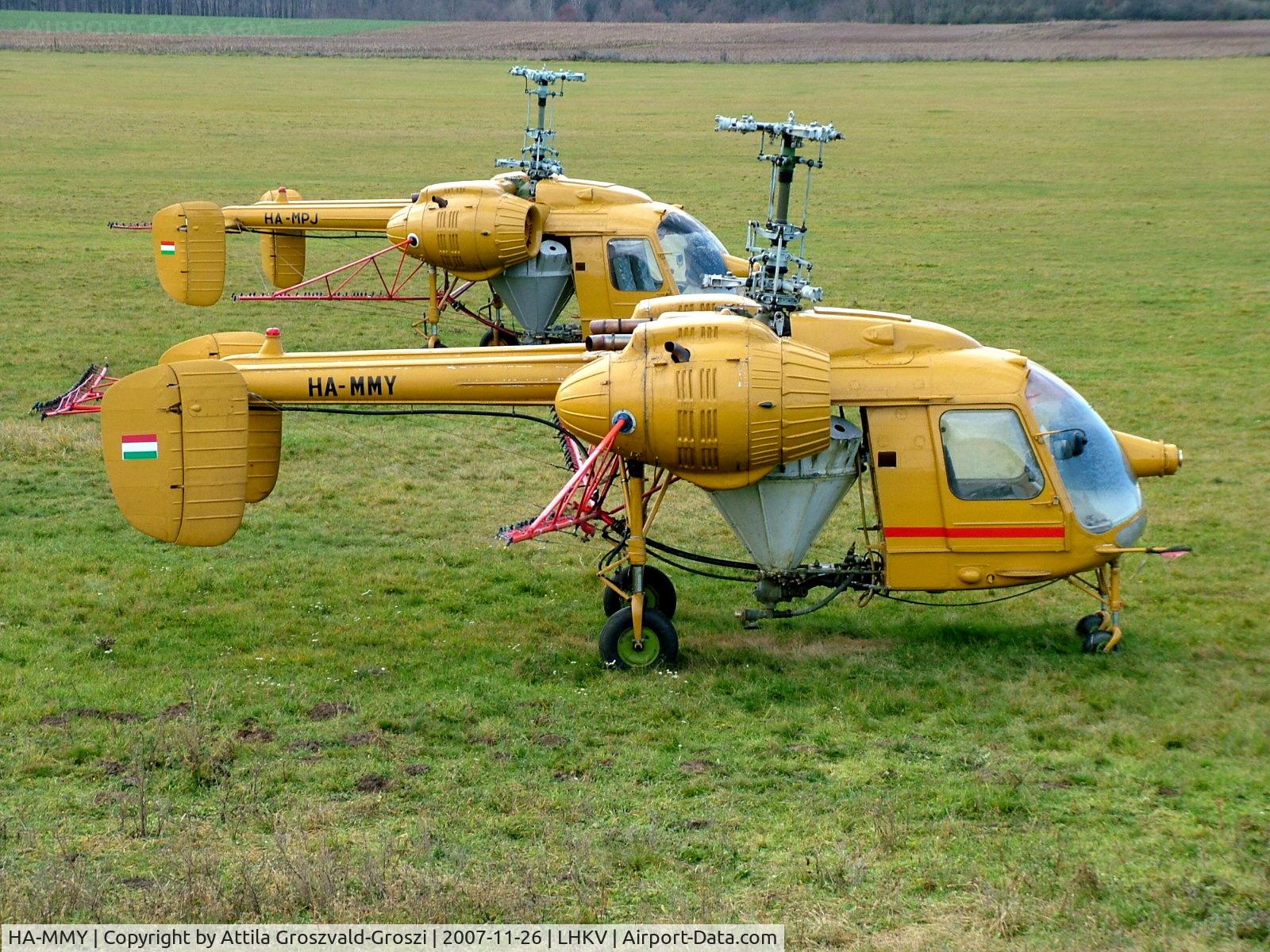 HA-MMY, 1974 Kamov Ka-26 Hoodlum C/N 7404303, LHKV - Kaposújlak Airport, Hungary