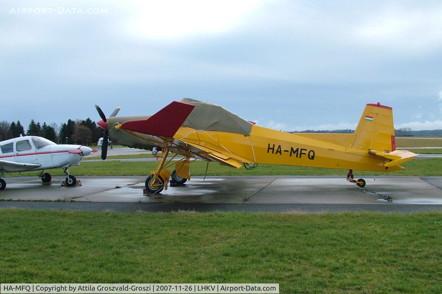 HA-MFQ, 1989 Let Z-137T Agro-Turbo C/N 033, LHKV - Kaposújlak Airport, Hungary