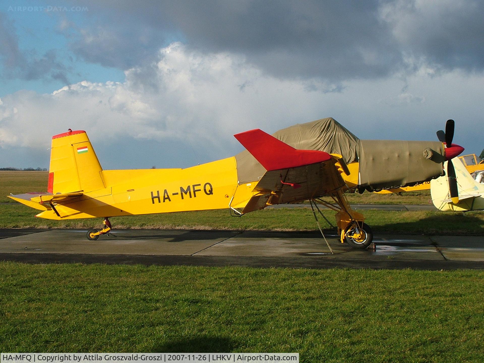 HA-MFQ, 1989 Let Z-137T Agro-Turbo C/N 033, LHKV - Kaposújlak Airport, Hungary