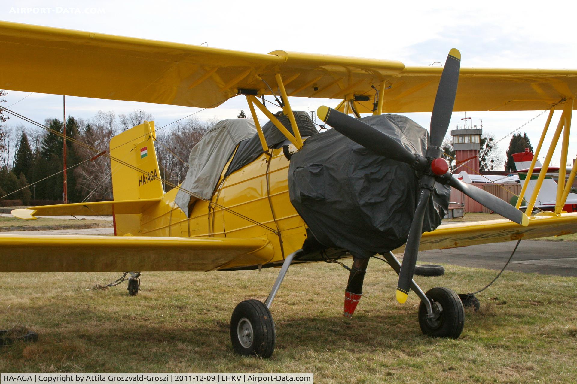 HA-AGA, 1975 Grumman-Schweizer G-164A C/N 1554, LHKV - Kaposújlak Airport, Hungary
