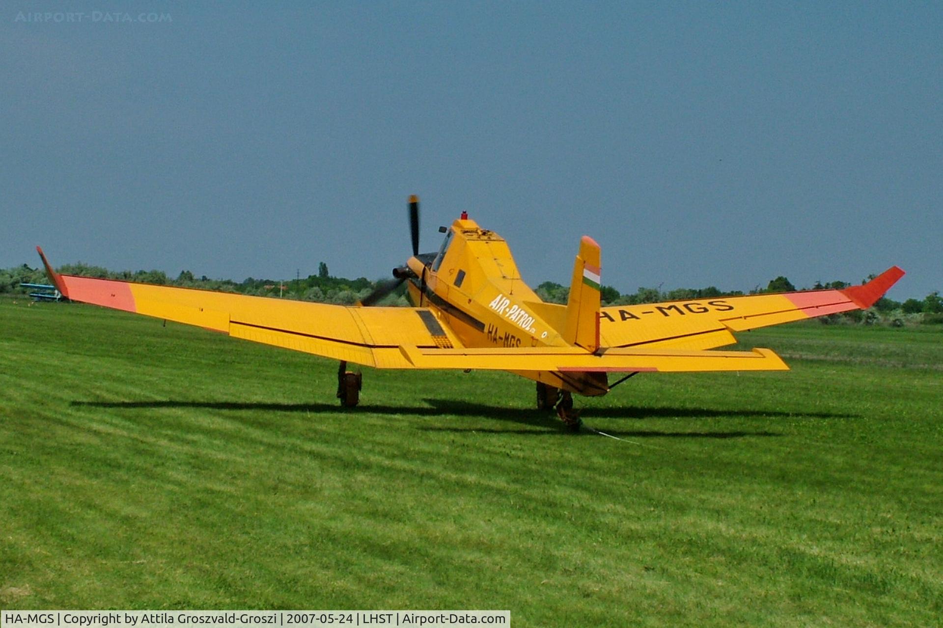 HA-MGS, 1985 Zlin Z-37T Agro-Turbo C/N 005, LHST - Szatymaz Airport, Hungary