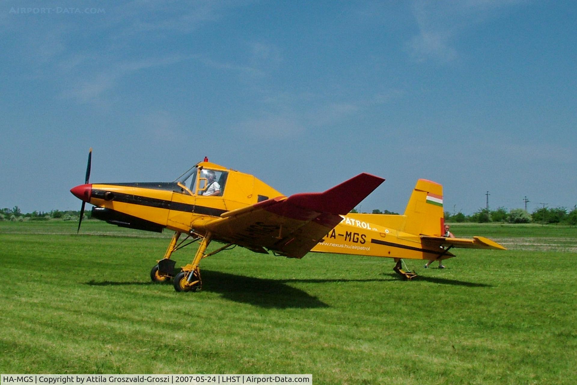 HA-MGS, 1985 Zlin Z-37T Agro-Turbo C/N 005, LHST - Szatymaz Airport, Hungary
