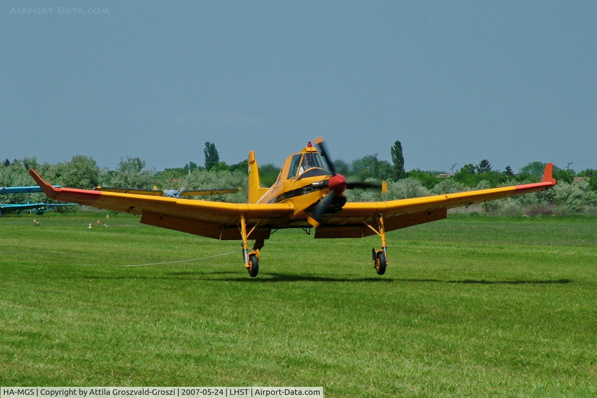 HA-MGS, 1985 Zlin Z-37T Agro-Turbo C/N 005, LHST - Szatymaz Airport, Hungary
