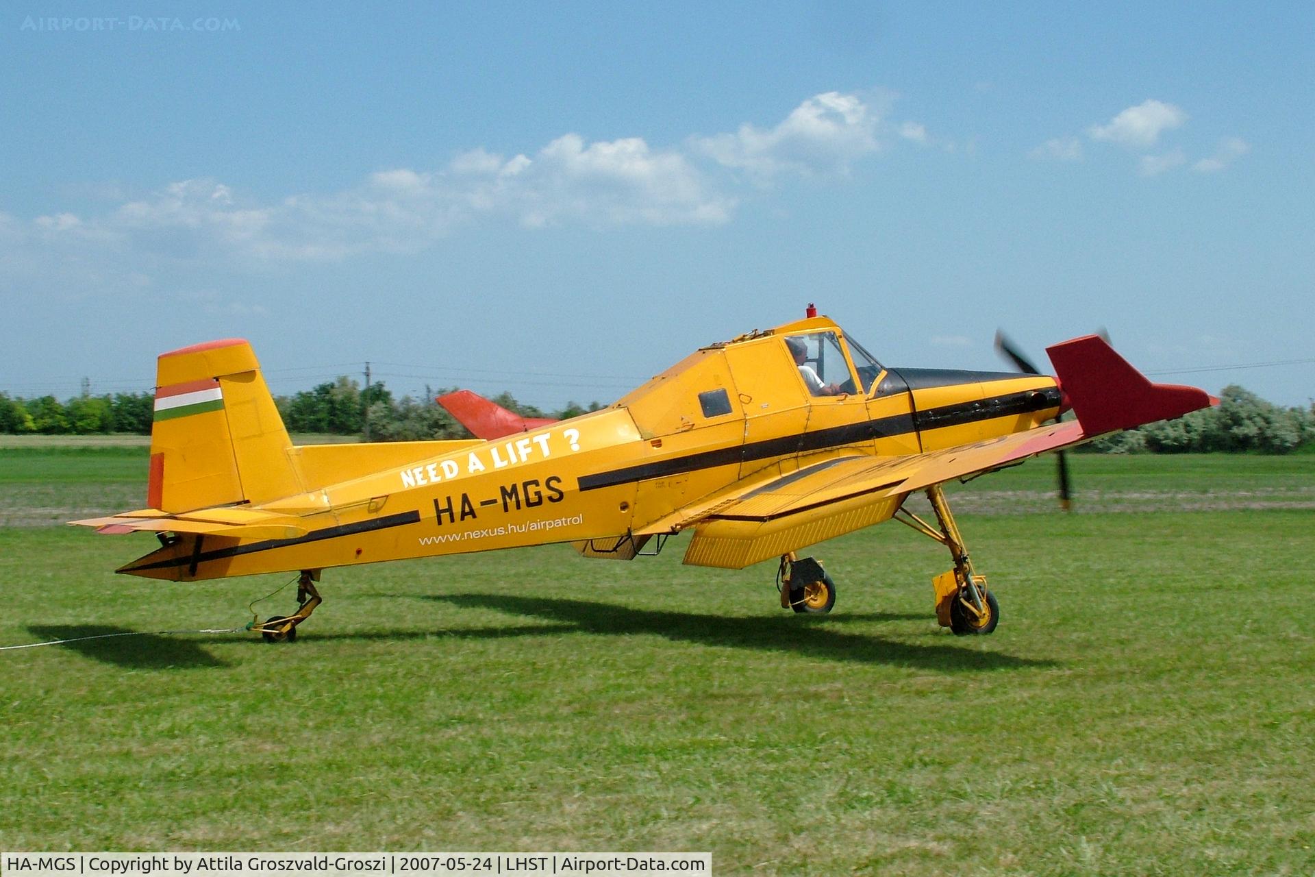 HA-MGS, 1985 Zlin Z-37T Agro-Turbo C/N 005, LHST - Szatymaz Airport, Hungary