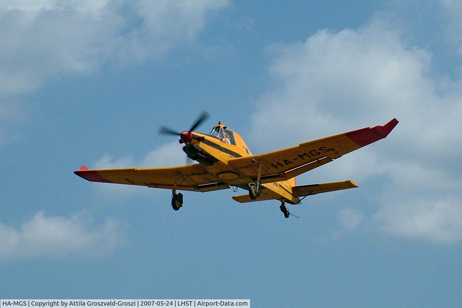 HA-MGS, 1985 Zlin Z-37T Agro-Turbo C/N 005, LHST - Szatymaz Airport, Hungary