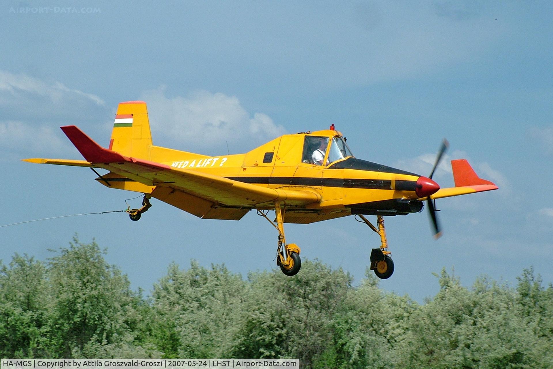 HA-MGS, 1985 Zlin Z-37T Agro-Turbo C/N 005, LHST - Szatymaz Airport, Hungary