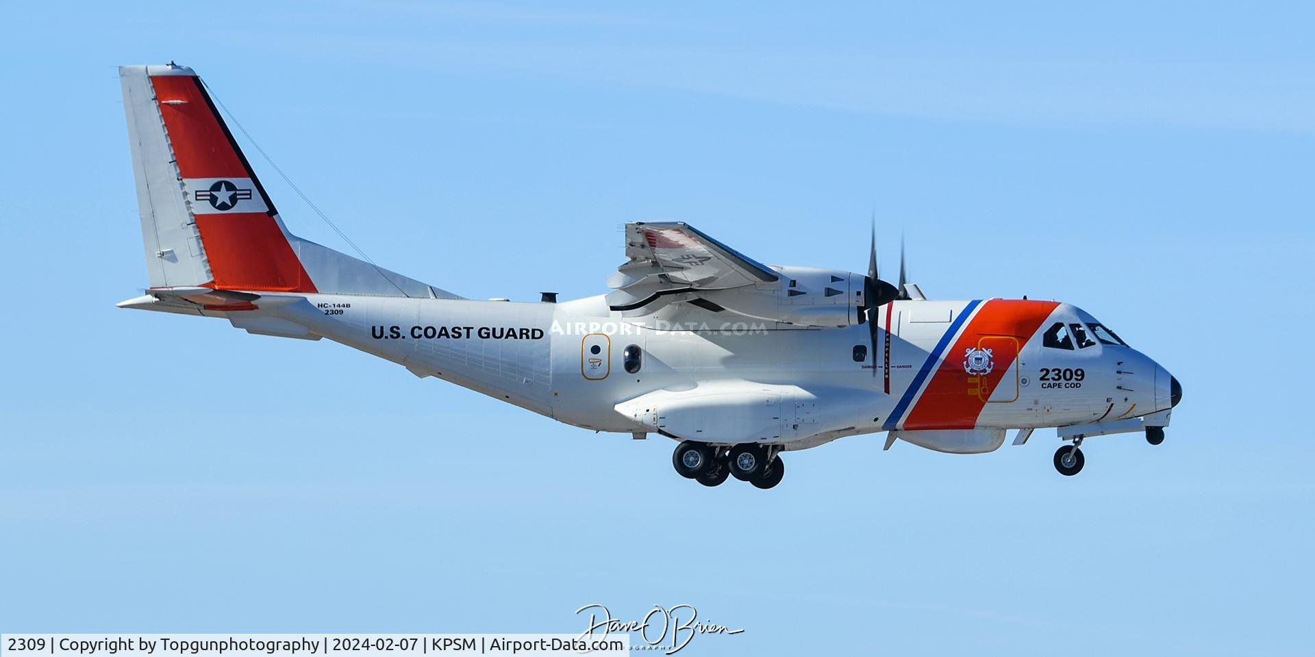 2309, 2007 Airtech HC-144A Ocean Sentry (CN-235M-300) C/N C174, CG2309 over the numbers