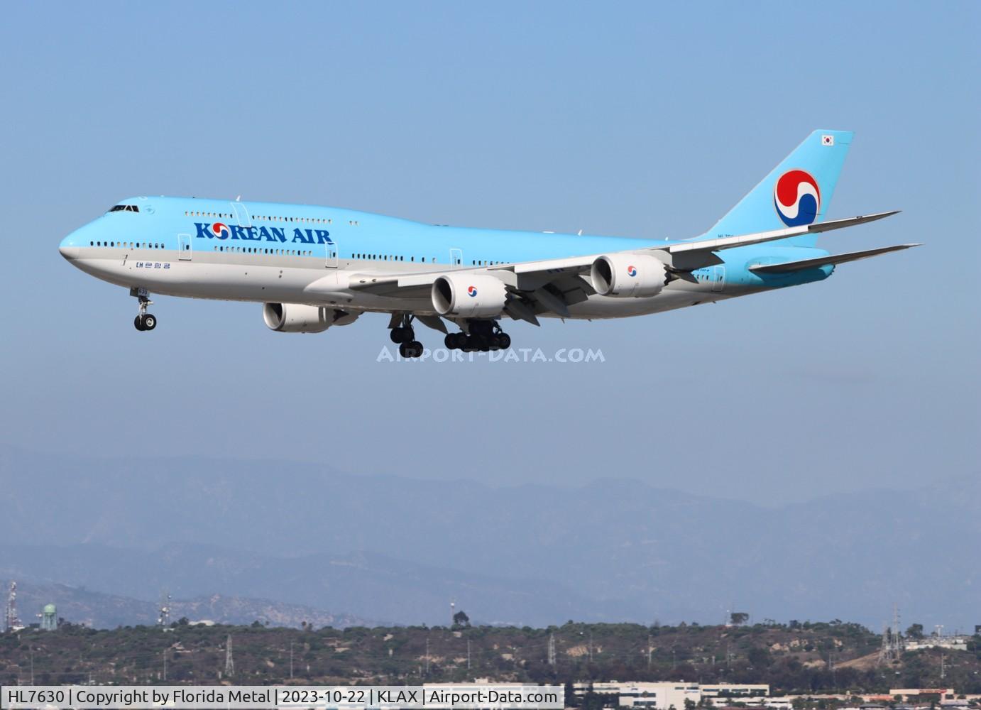 HL7630, 2015 Boeing 747-8B5 C/N 40905, KAL 747-8 zx ICN-LAX