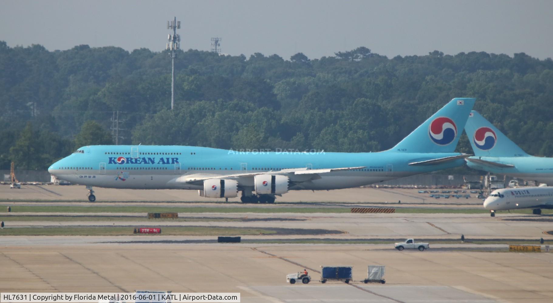 HL7631, 2015 Boeing 747-8B5 C/N 40906, ATL zx