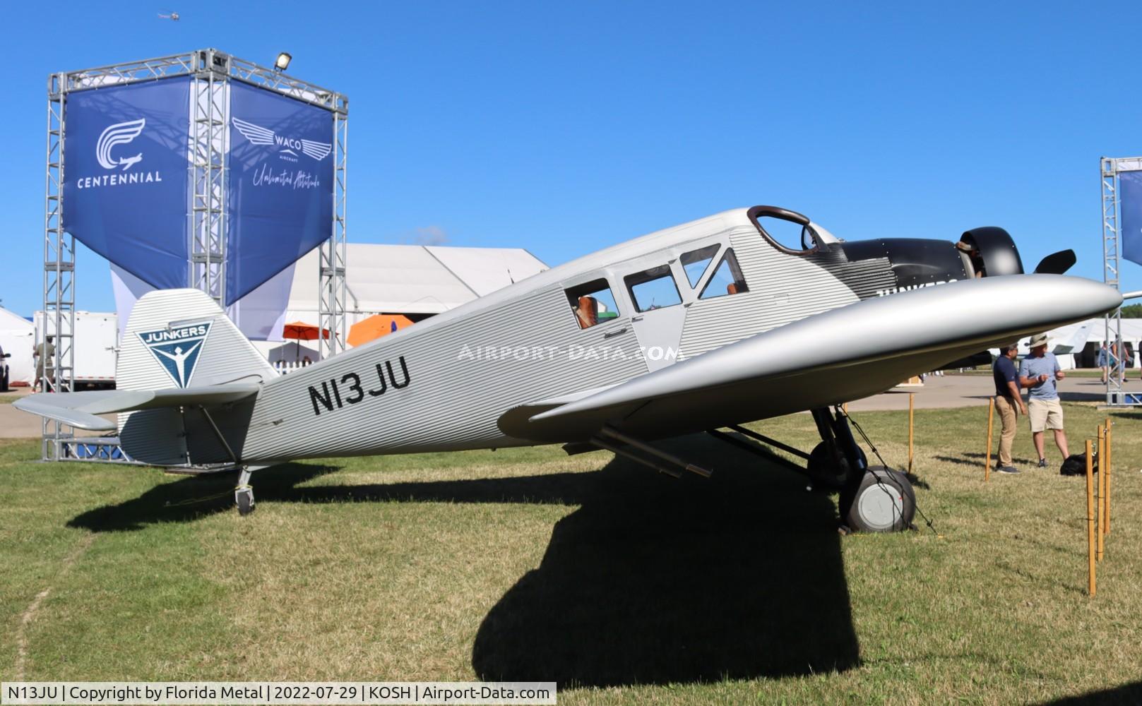 N13JU, 2015 RIMOWA FLUGZEUGWERKE AG F-13 C/N 13-001, Junkers F-13 zx
