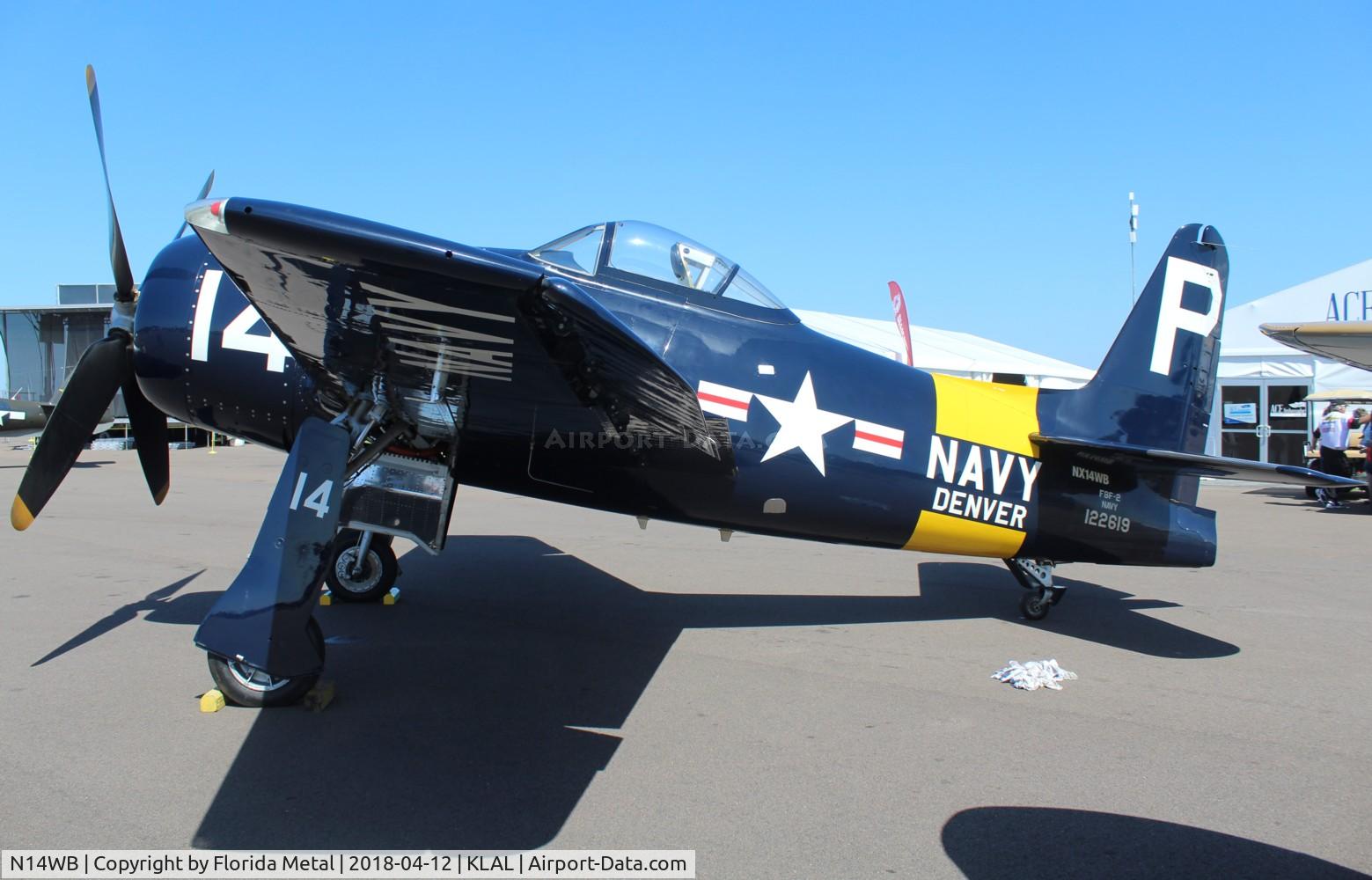 N14WB, Grumman F8F-2 (G58) Bearcat C/N D.1148, Bearcat zx