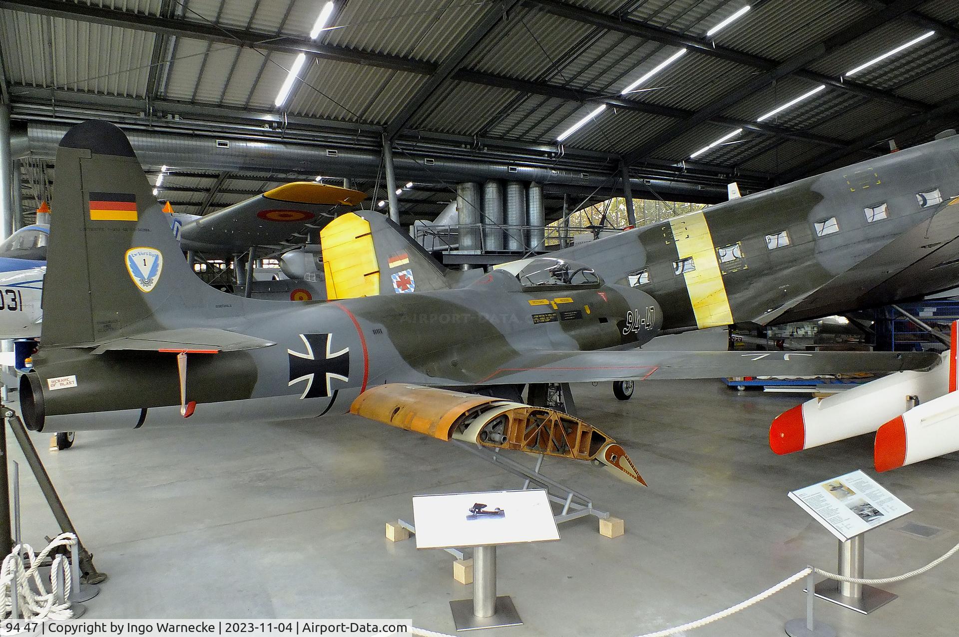 94 47, Lockheed T-33A Shooting Star C/N 580-8967, Lockheed T-33A at the Flugwerft Schleißheim of Deutsches Museum, Oberscheißheim