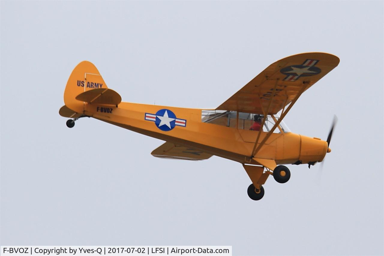 F-BVOZ, Piper L-18C Super Cub (PA-18-95) C/N 18-3162, Piper L-18C Super Cub,On display, St Dizier-Robinson Air Base 113 (LFSI)