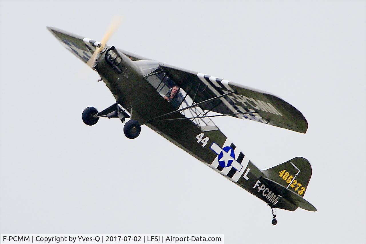 F-PCMM, Piper J3C-65D Cub Cub C/N S1, Piper J3C-65D Cub, On display, St Dizier-Robinson Air Base 113 (LFSI)