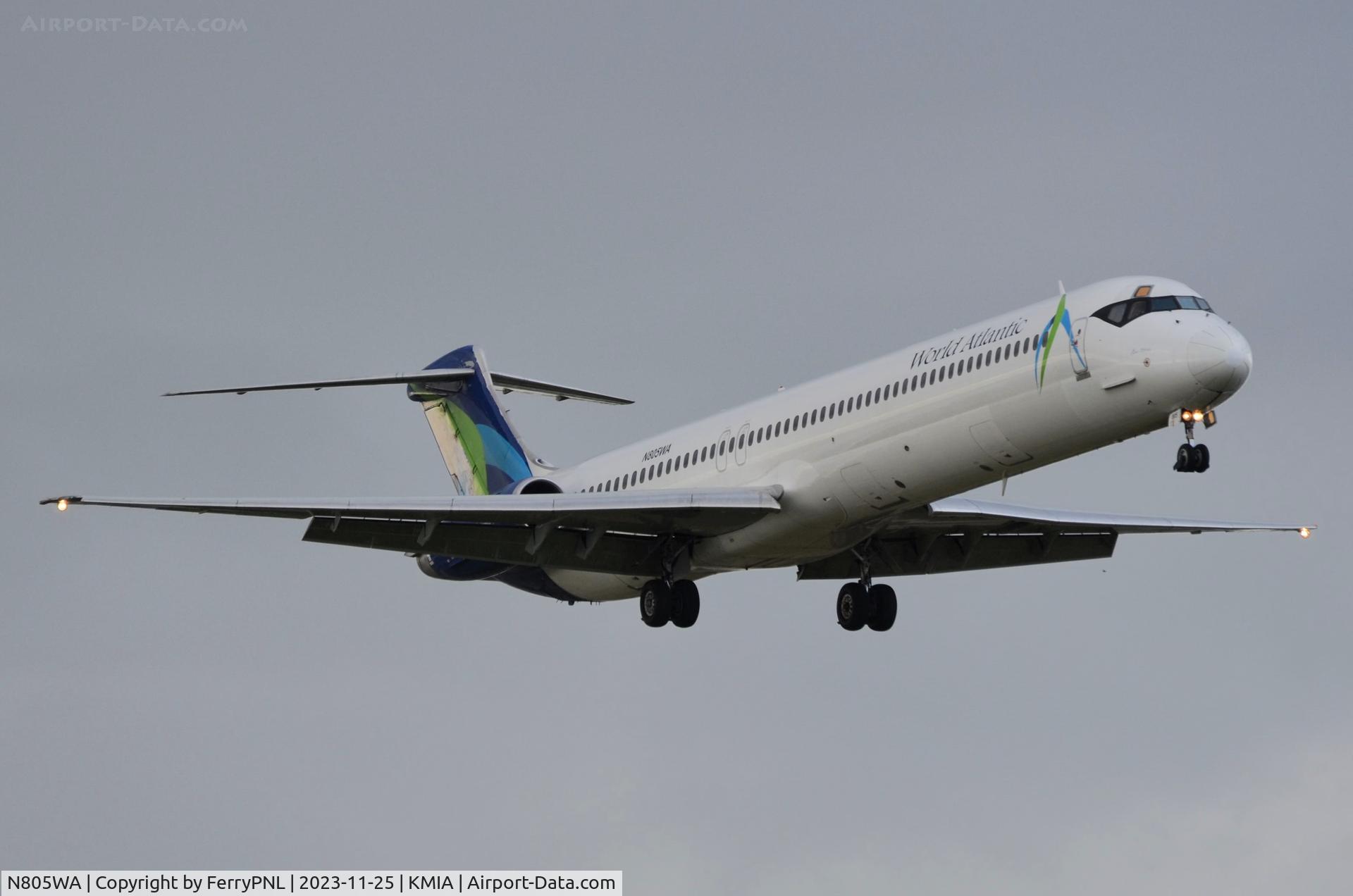 N805WA, 1996 McDonnell Douglas MD-83 (DC-9-83) C/N 53470, Arrival of World Atlantic MD83
