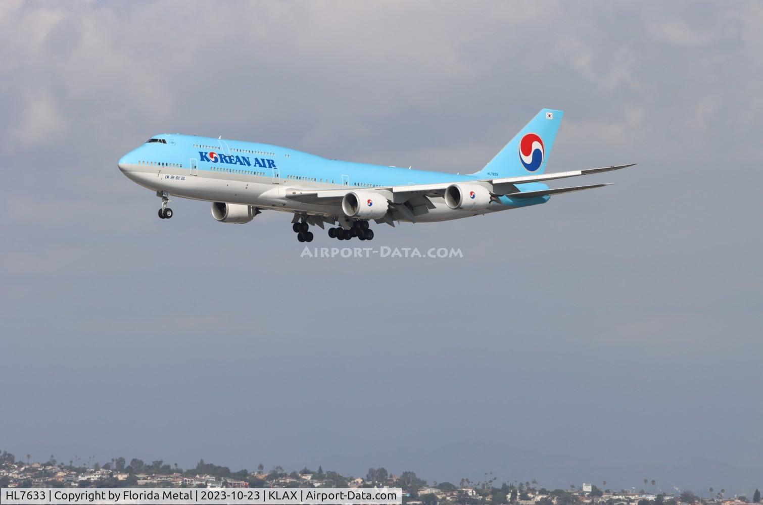 HL7633, 2015 Boeing 747-8B5 C/N 40908, KAL 748 zx ICN-LAX