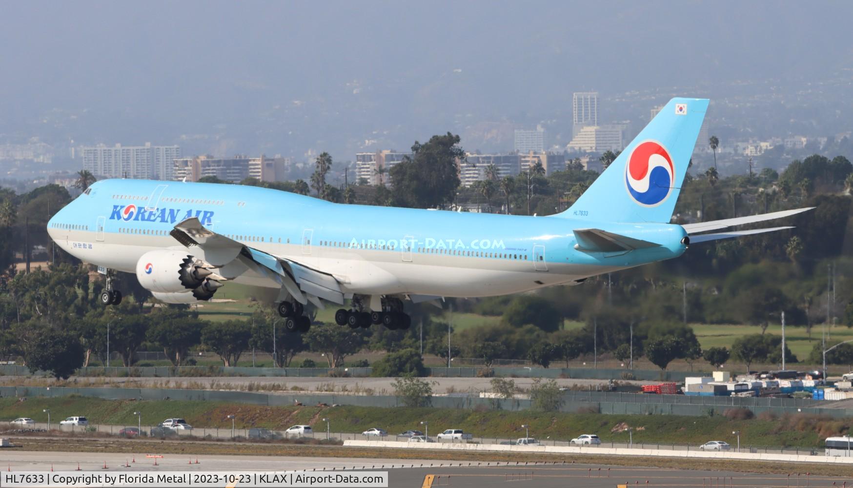 HL7633, 2015 Boeing 747-8B5 C/N 40908, LAX zx