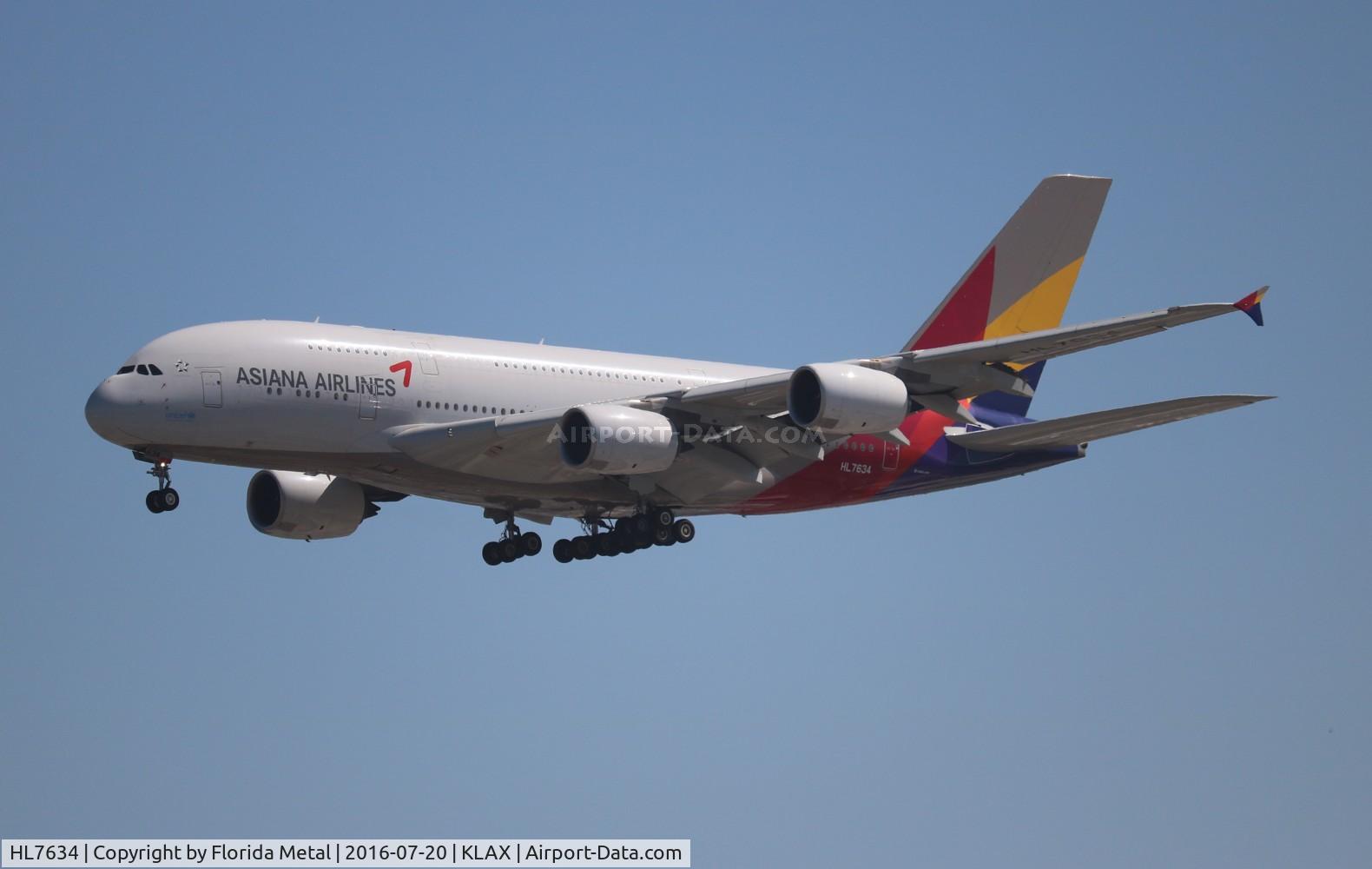 HL7634, 2014 Airbus A380-841 C/N 0179, LAX zx