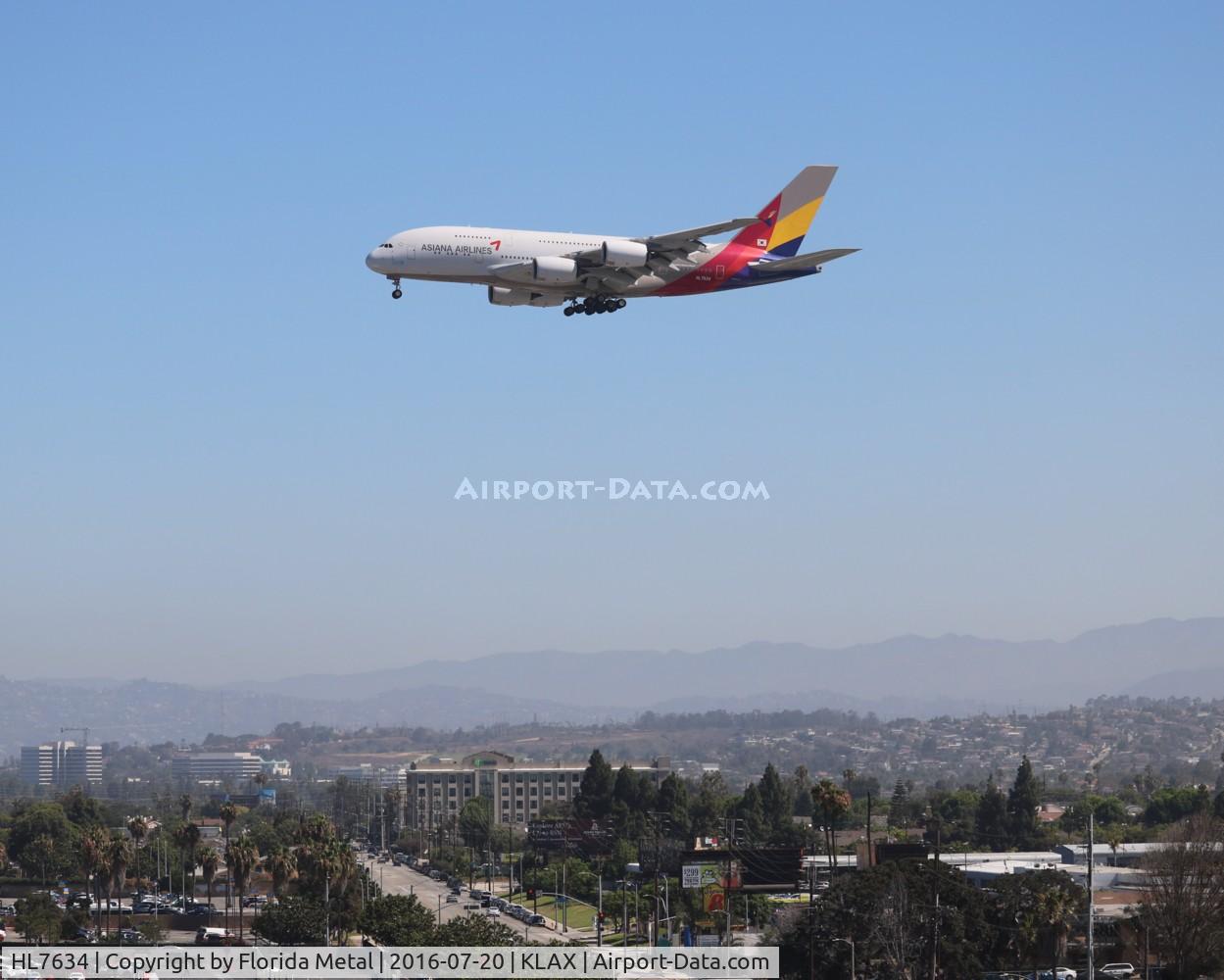 HL7634, 2014 Airbus A380-841 C/N 0179, AAR A380 zx ICN-LAX