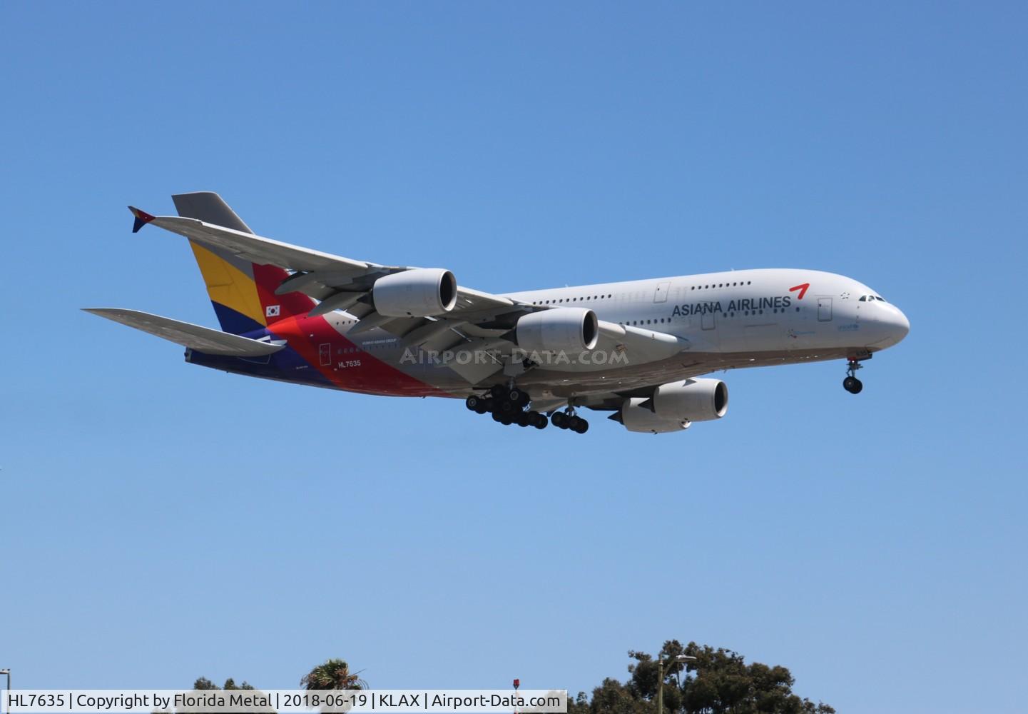 HL7635, 2015 Airbus A380-841 C/N 183, AAR A380 zx ICN-LAX