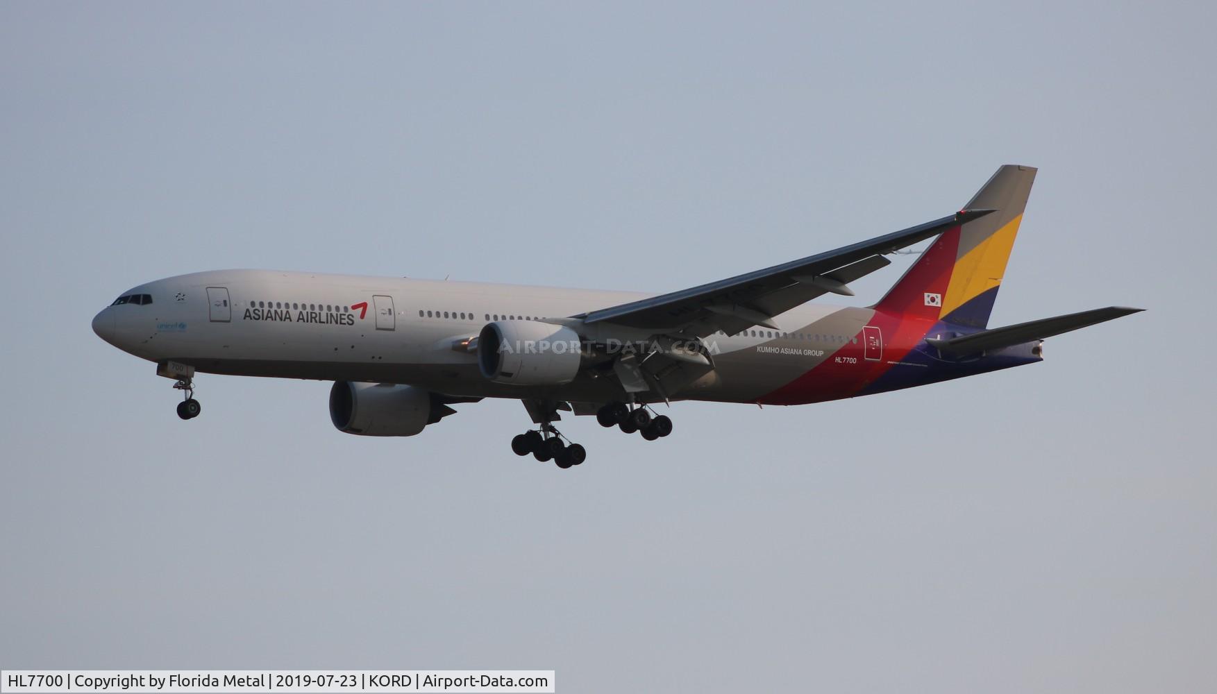 HL7700, Boeing 777-28E/ER C/N 30859, AAR 772 zx ICN-ORD
